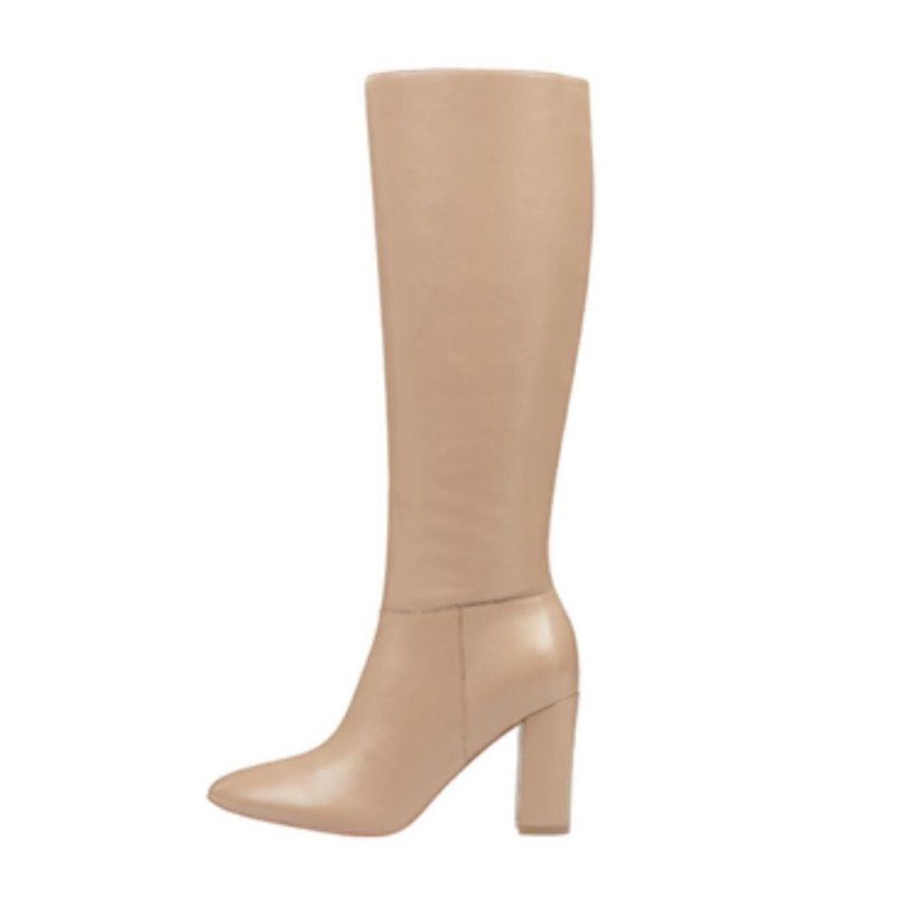 Marc Fisher Beige Heeled Boots Camel